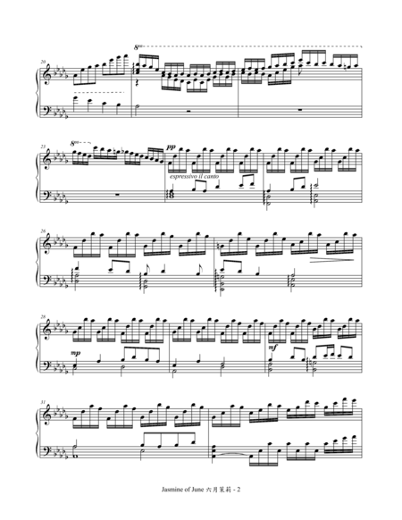 Jasmine Of June Concert Arrangement Page 2