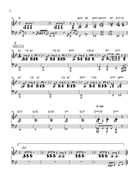 Jason Song Gave It Away Piano Part Inc Solo Page 2