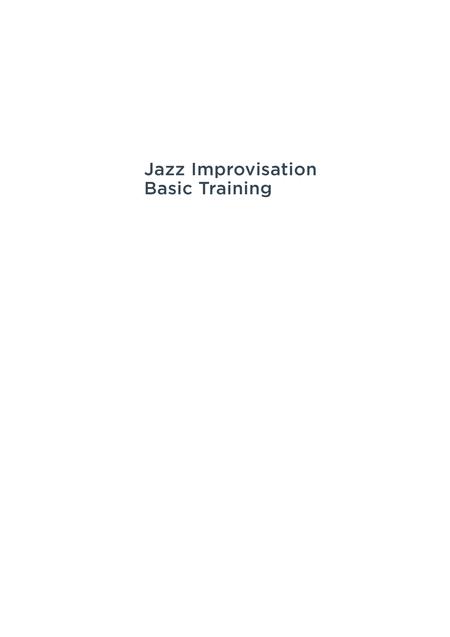 Jazz Improvisation Basic Training Page 2