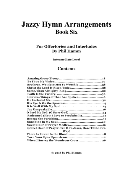 Jazzy Hymn Arrangements Book Six Page 2