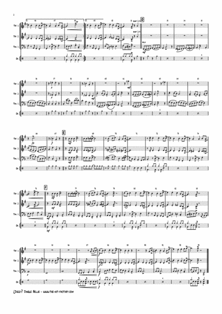 Jazzy Jingle Bells Christmas Swing Brass Trio Page 2