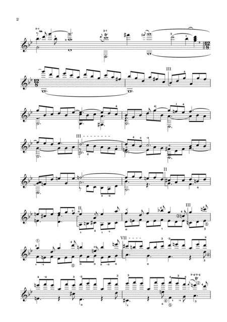 Jean Philippe Rameau Prelude 1706 Transcr For Guitar Page 2