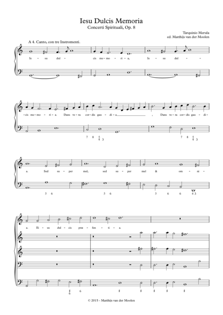 Jesu Dulcis Memoria Modern Clefs Page 2