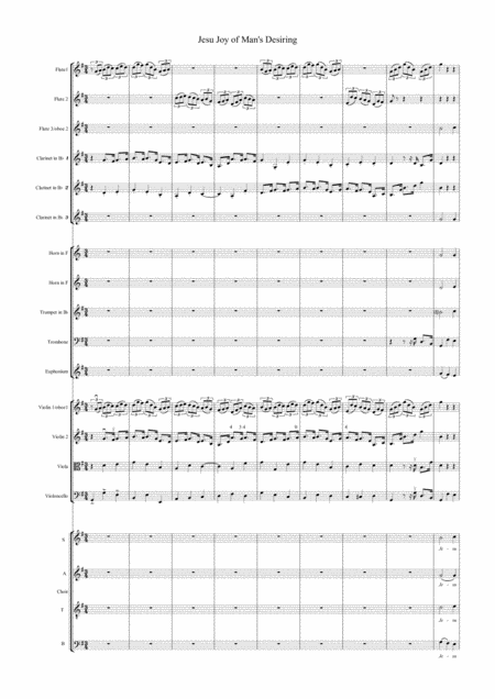 Jesu Joy Full Orchestra And Choir Page 2