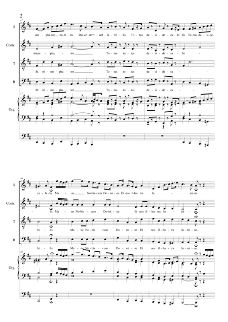 Jesu Rex Admirabilis Choir Satb And Organ Page 2