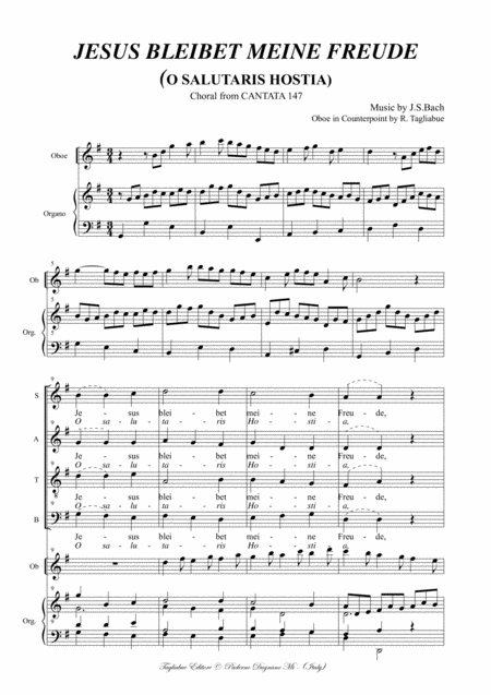 Jesus Bleibet Meine Freude O Salutaris Hostia Choral From Cantata 147 Page 2