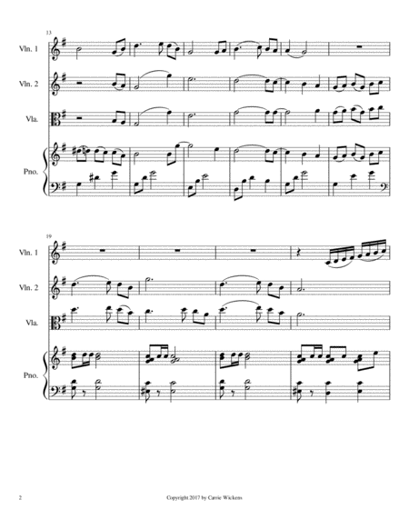 Jesus Paid It All String Trio Page 2