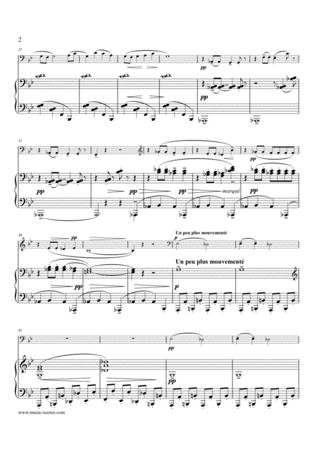 Jimbos Lullaby Trombone And Piano Page 2