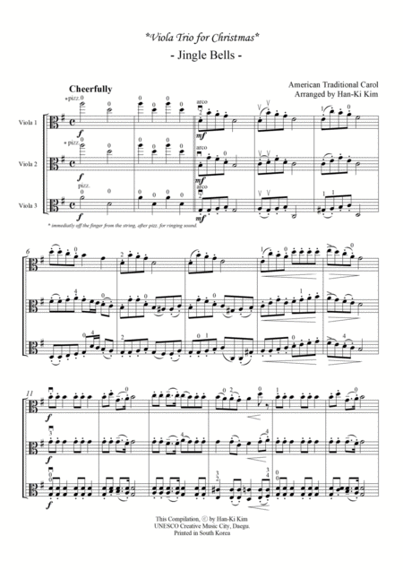 Jingle Bells For 3 Violas Page 2