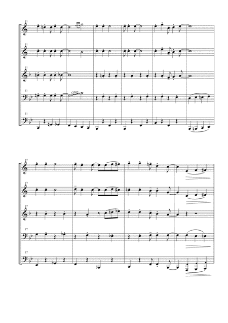 Jingle Bells For Brass Quintet Page 2