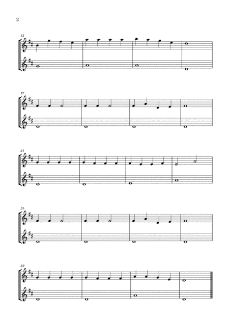 Jingle Bells For Clarinet And Bass Clarinet Page 2