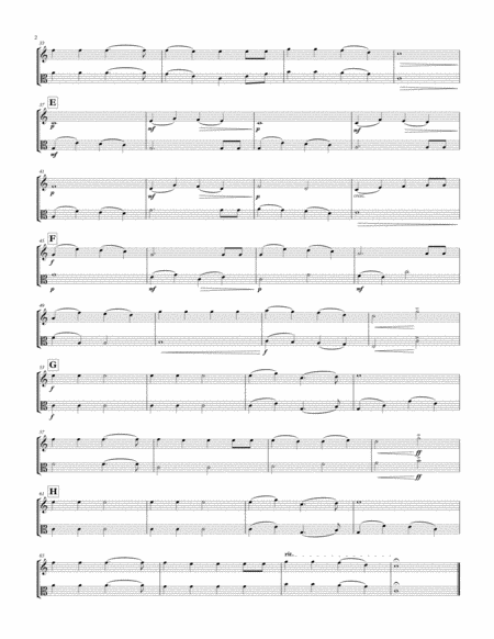 Jingle Bells Violin Viola Duet Page 2