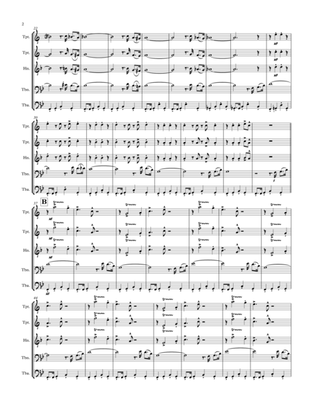 Jitterbug Jump Brass Quintet Page 2