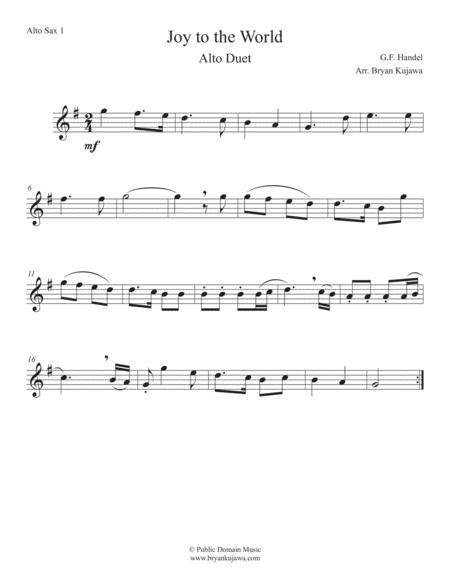 Joy To The World Alto Sax Duet Page 2