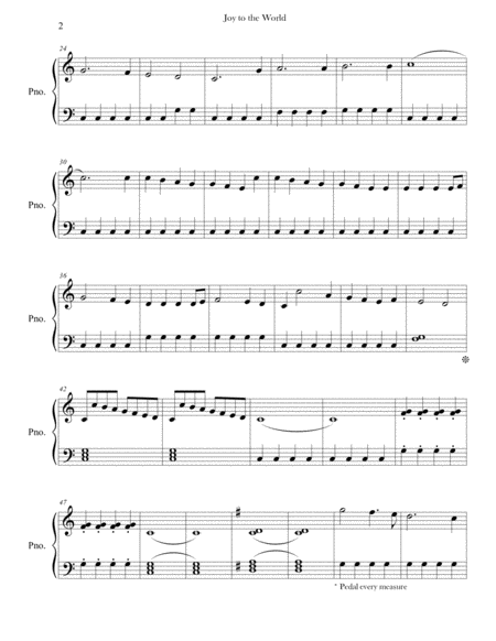 Joy To The World Contemporary Style Piano Level 2a Page 2
