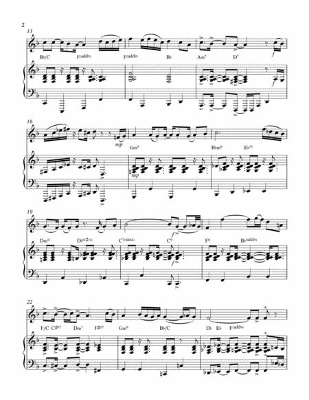 Joy To The World For Tenor Sax Solo With Piano Accompaniment Latin Page 2