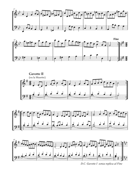 Js Bach Gavotte Bwv 808 Woodwind Duo Page 2