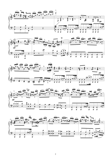 Js Bach Violin Concerto Bwv 1041 2 Andante Piano Solo Page 2