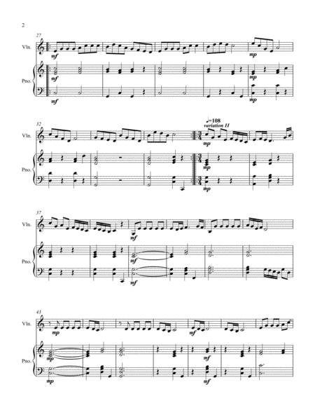 Juanitos Theme And 12 Variations Page 2