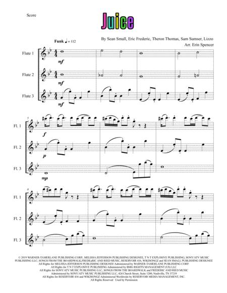 Juice By Lizzo For Flute Trio Page 2