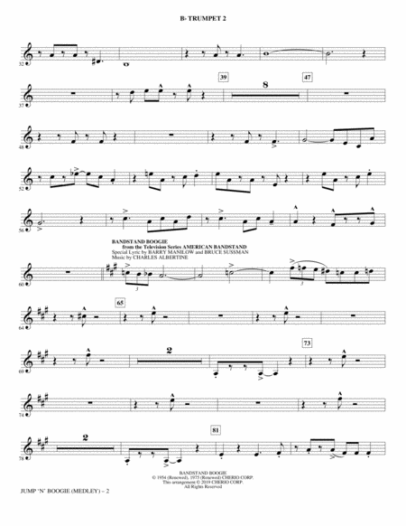 Jump N Boogie Medley Bb Trumpet 2 Page 2