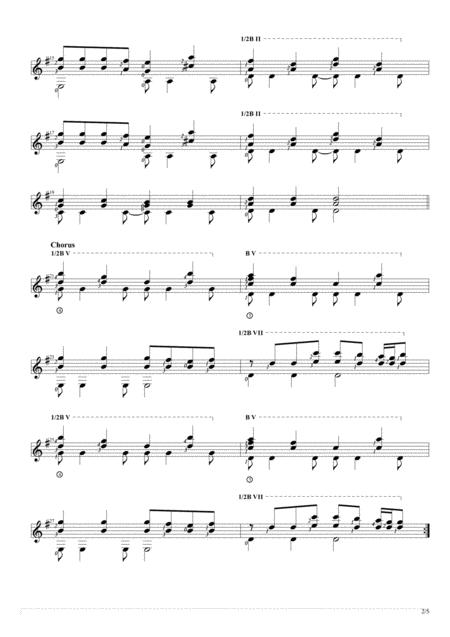 Just Give Me A Reason Solo Guitar Score Page 2