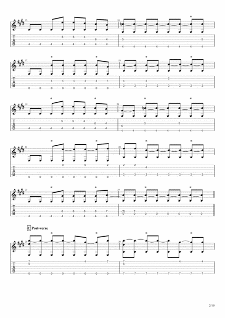 Just What I Needed The Cars For Solo Fingerstyle Guitar Page 2