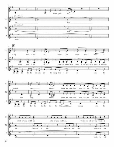 Keep Holding On Ssa A Cappella With Splits Page 2