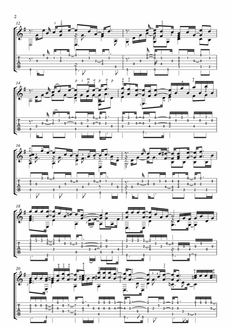 Killing Me Softly With His Song Including Tablature Page 2