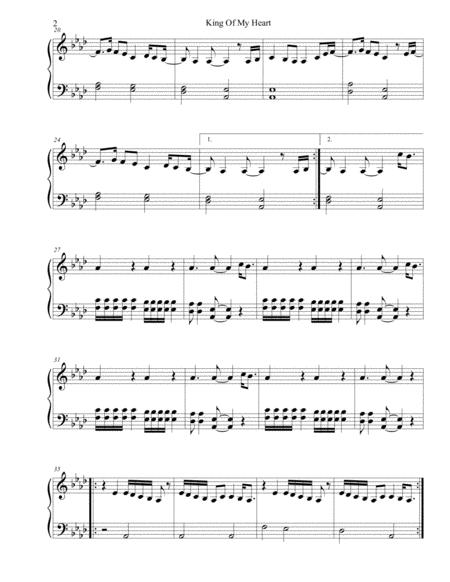 King Of My Heart Bethel Music Sheet Music Easy Piano Page 2