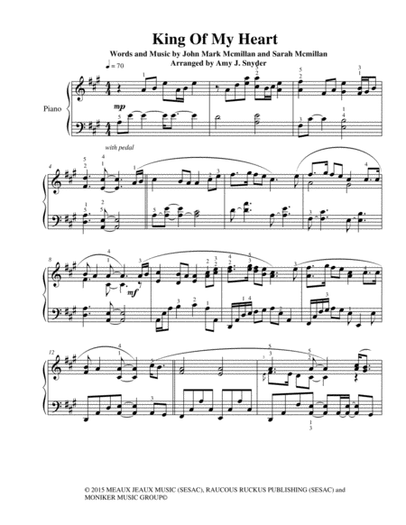 King Of My Heart Piano Solo Page 2