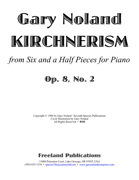 Kirchnerism For Piano Op 8 No 2 Page 2