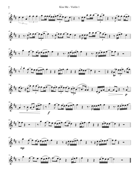 Kiss Me String Quartet Page 2