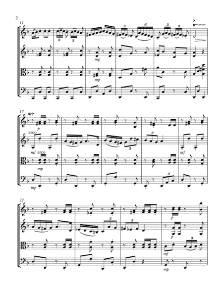 Klezmer Dance 1 For String Quartet A Wedding A Vatra Dornei Bukovina Page 2