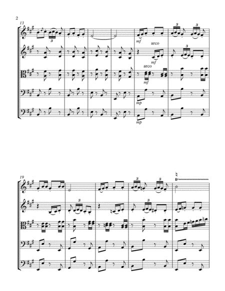 Klezmer Dance 4 For String Orchestra Holidays At Bojan Bukovina Page 2