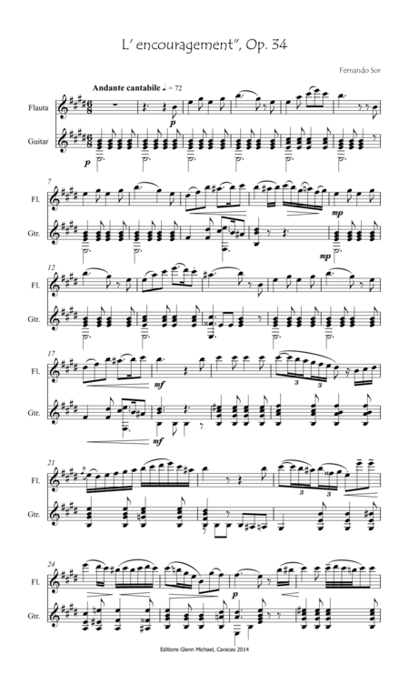 L Encouragement For Flute Guitar Page 2