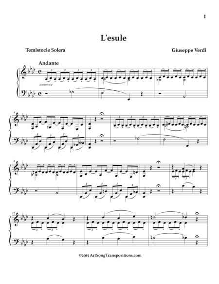 L Esule A Flat Major Page 2