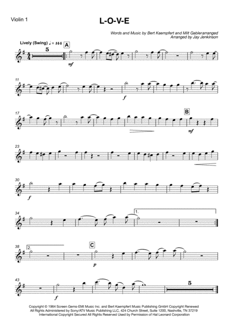 L O V E For String Quartet Page 2