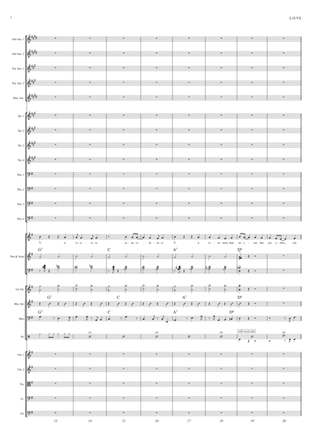 L O V E Vocal With Big Band And Strings Page 2