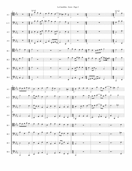 La Canobbia For Trombone Or Low Brass Octet Page 2