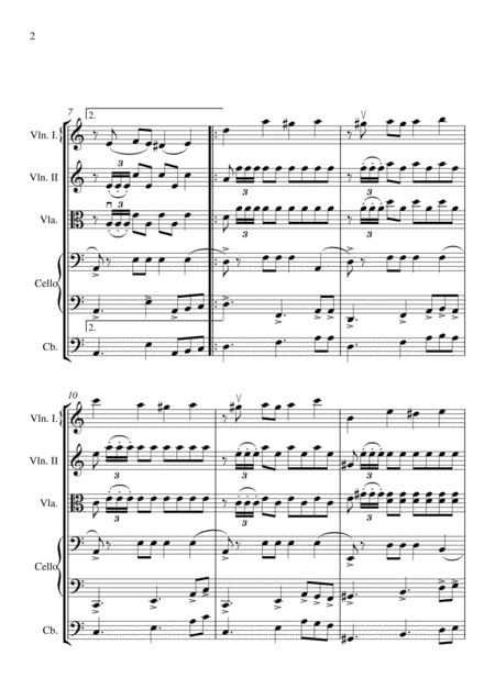 La Cumparsita Tango Arr For String Orchestra Page 2