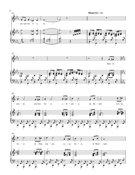 La Dolce Vita For Voice Piano Page 2