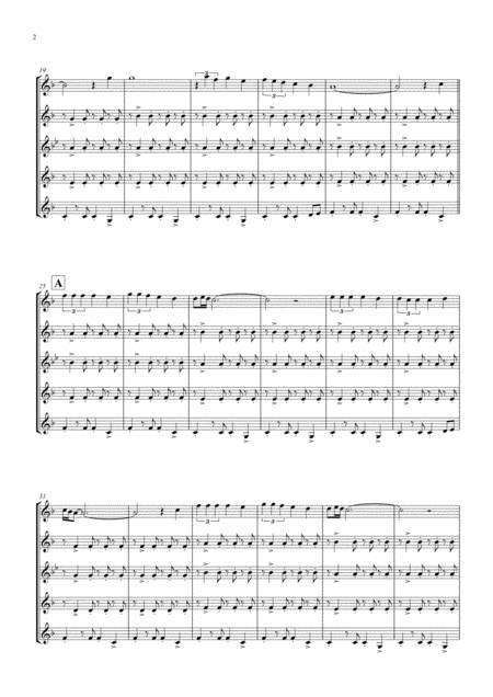 La Paloma Spanish Habanera Clarinet Quartet Page 2