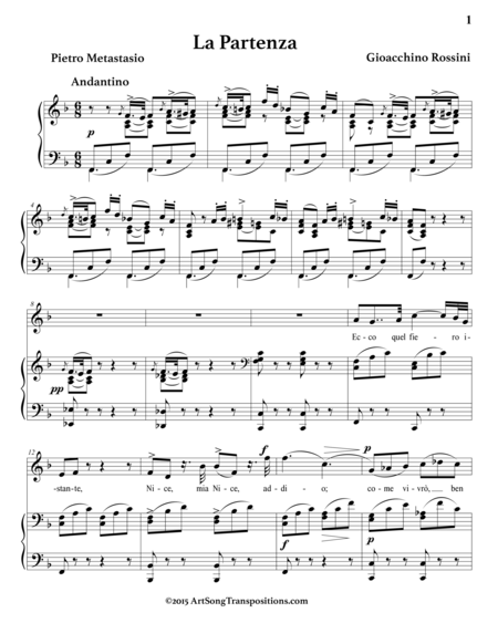 La Partenza F Major Page 2