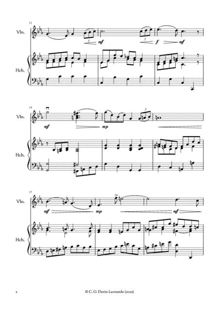 La Piet For Violin And Harpsichord Duet Page 2