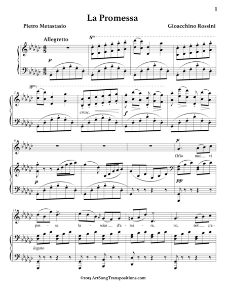 La Promessa G Flat Major Page 2