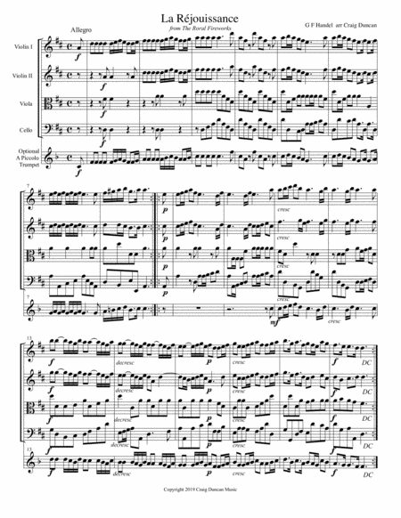 La Rejoissance String Quartet W Optional Trumpet Page 2