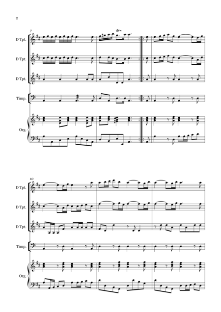 La Rjouissance From Music For The Royal Fireworks Page 2