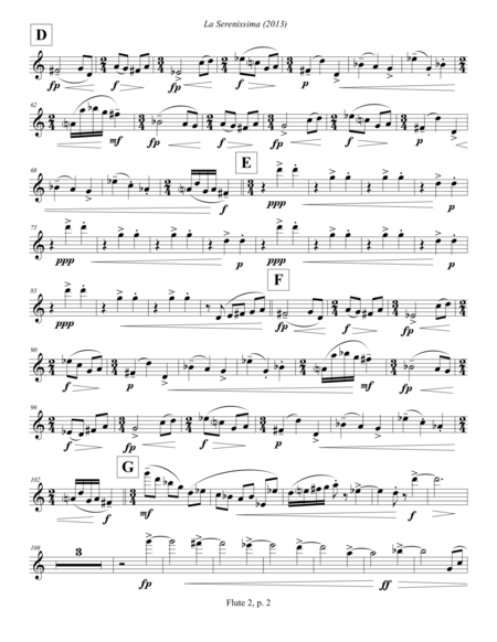 La Serenissima 2013 Flute 2 Page 2