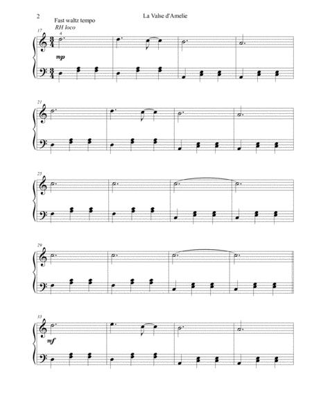 La Valse D Amelie Easy Piano Page 2